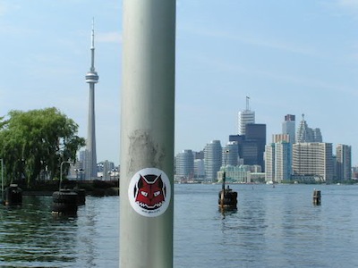 GHAOS Sticker Action, Toronto, Canada